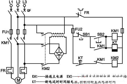 断电延时继电器电路_延时断电 继电器_继电器断电延时
